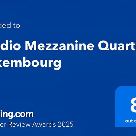 Studio Mezzanine Quartier Luxembourg Free Netflix Paris Exterior photo