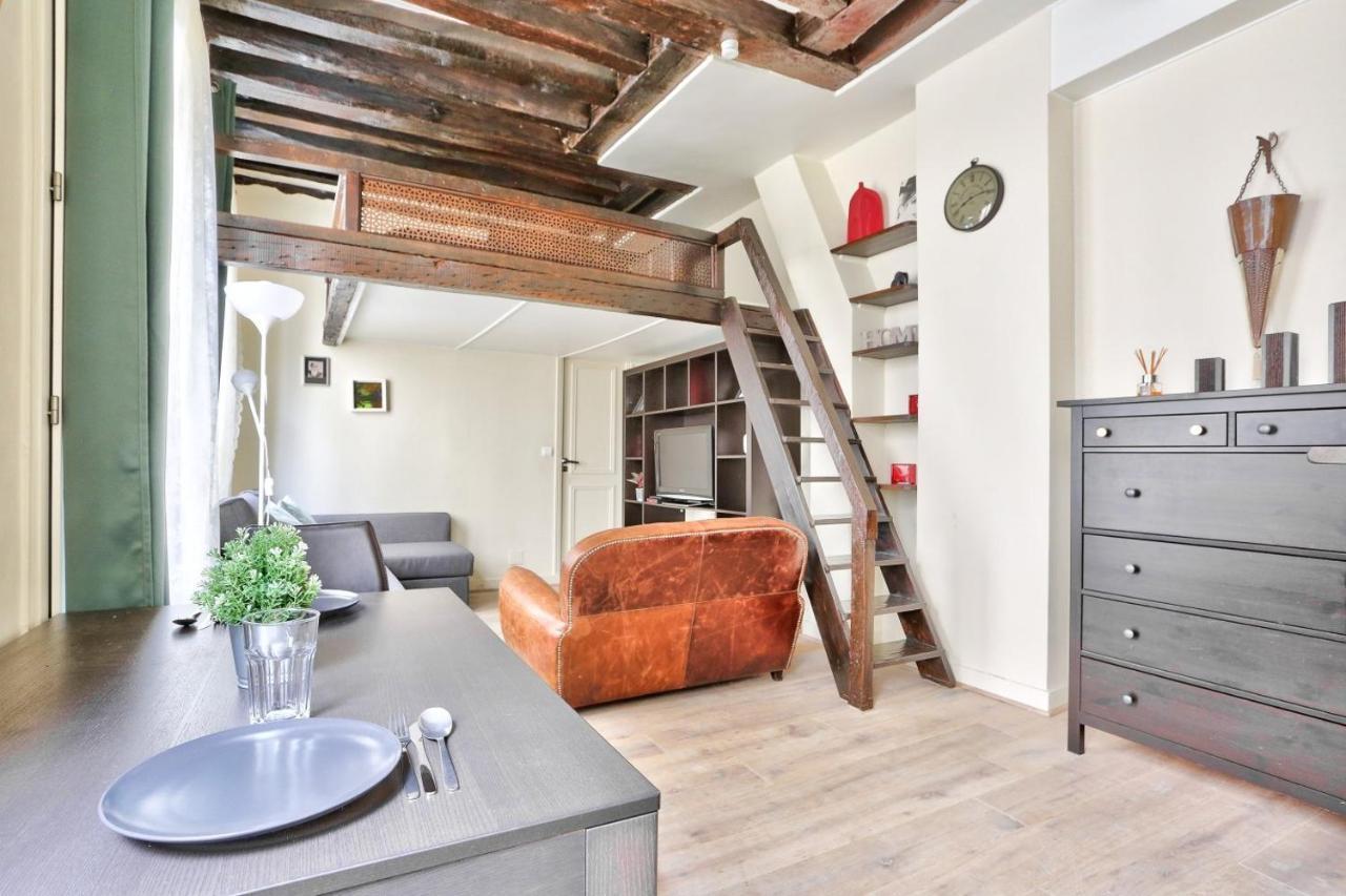 Studio Mezzanine Quartier Luxembourg Free Netflix Paris Exterior photo